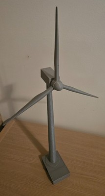 Motorized N Scale 1:160 Wind Turbine/Windmill for Model Train Environment