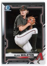 2021 Bowman #BCP-104 Blake Walston Chrome Prospects Arizona Diamondbacks