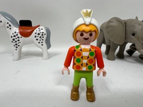 PLAYMOBIL Circus Mixed Lot Elephants, Acrobat, Seals, Horse,Parts from Set #4235