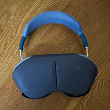 Apple AirPods Max Wireless Over-Ear Headphones w/ANC Built-In Mic Blue/Silver