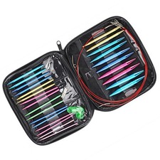 1 Set Interchangeable 13 Sizes Circular Knitting Needle Kit 3.0mm‑10mm With LW