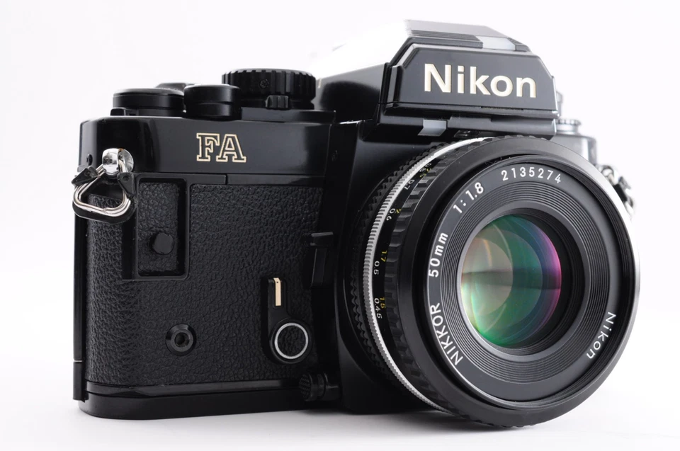 Sem tarifas**QUASE PERFEITO** Lente Nikon FA + Nikkor Ai-s 50mm f/1.8 + dados MF-16 traseira - Imagem 2 de 4