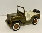Tonka Military Army Toy Green Jeep G22431 Vintage Metal