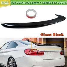 Gloss Black Rear Trunk Spoiler Wing Lip MP Style For 2014+ BMW F32 428i 430i ABS