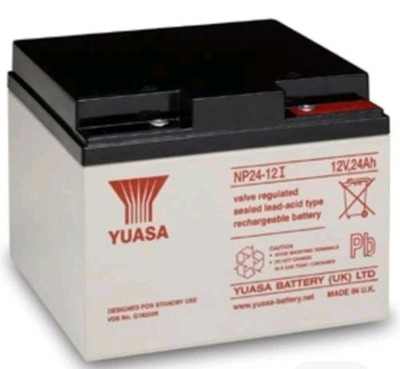 Menge 2 NP24-12 12V 24Ah Yuasa Ventil Geregelt Blei Säure Wiederaufladbare Batterie 