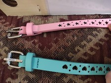 Set Of 2 - Cat  Jack Girls' Belts. Roughly 25" Long. EUC