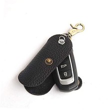 Soft Genuine Leather Key Organizer Pocket Case for Car Key Door key Holder