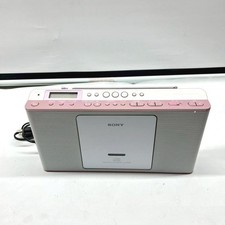 Sony ZS-E80 Pink CD Radio Bluetooth Wide FM AM Digital Pitch Control Home Audio