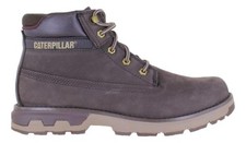 Image of Caterpillar Persue Mid Mens Brown Casual Lace Up Leather Ankle Boots