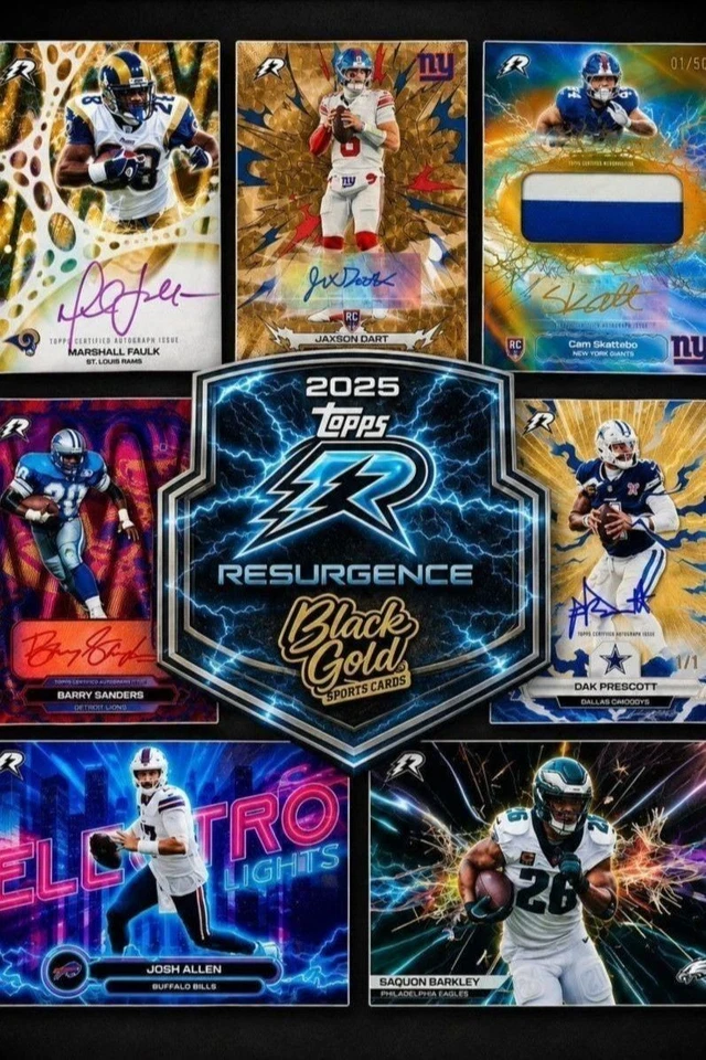 2025 Topps Resurgence Football + COSMIC MIXERS!!!!