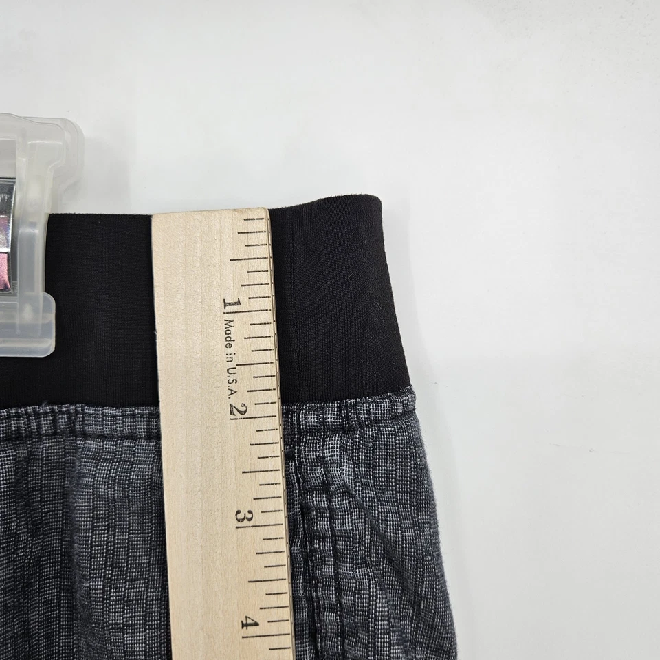 Pantalones Cortos PrAna Para Hombre Grandes Negros Gris Cordón Informal Salón Verano Foto 4 de 4