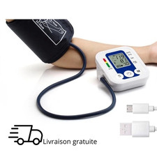 Tensiomètre bras automatique écran LCD + brassard, mesure tension et pouls