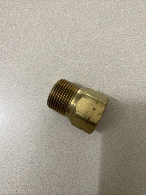 #ad MEC ME287 F. POL x 3 4quot; MPT Brass Single Piece Propane Adapter $14.00