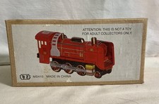 Anesten Tin Toy Ms410 Train Locomotive Engine 1908 - Wind Up Litho NOS NEW