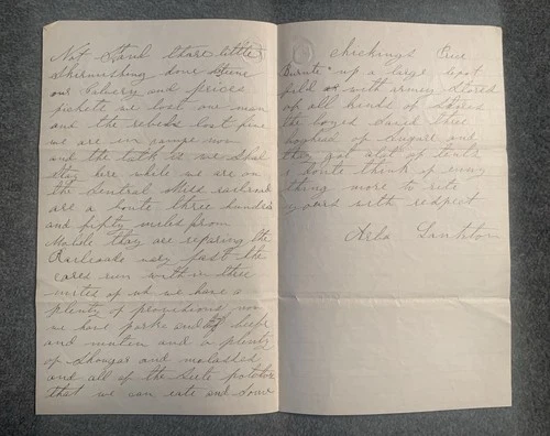 95th Illinois Infantry Civil War Letter  Abbeville  Mississippi Price’s Picketts