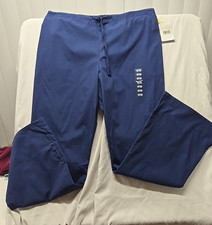 MENS Cherokee Workwear Natural Rise Flare Leg Drawstring Pant Tall 4101T Navy