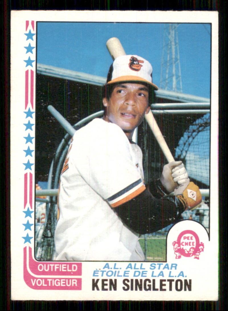 1982 O-Pee-Chee Ken Singleton Baltimore Orioles #2