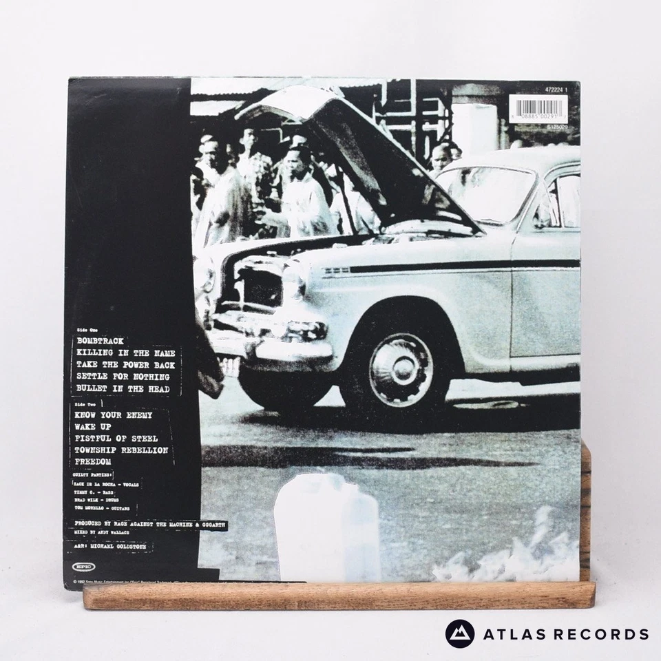 Rage Against The Machine Rage Against The Machine LP Album Vinyl Record - EX/EX - Image 3 of 4