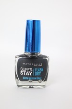 MAYBELLINE SUPER STAY FLASH DRY QUICK-DRY TOP COAL 10ML - CLEAR