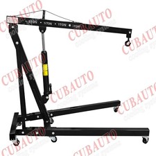 Engine Crane 2 Ton Tonne Folding Stand Hoist lift Jack Hydraulic Workshop