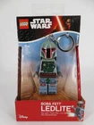 BRAND NEW - Lego Star Wars Boba Fett LED Lite Minifig Keychain Key Light - WORKS
