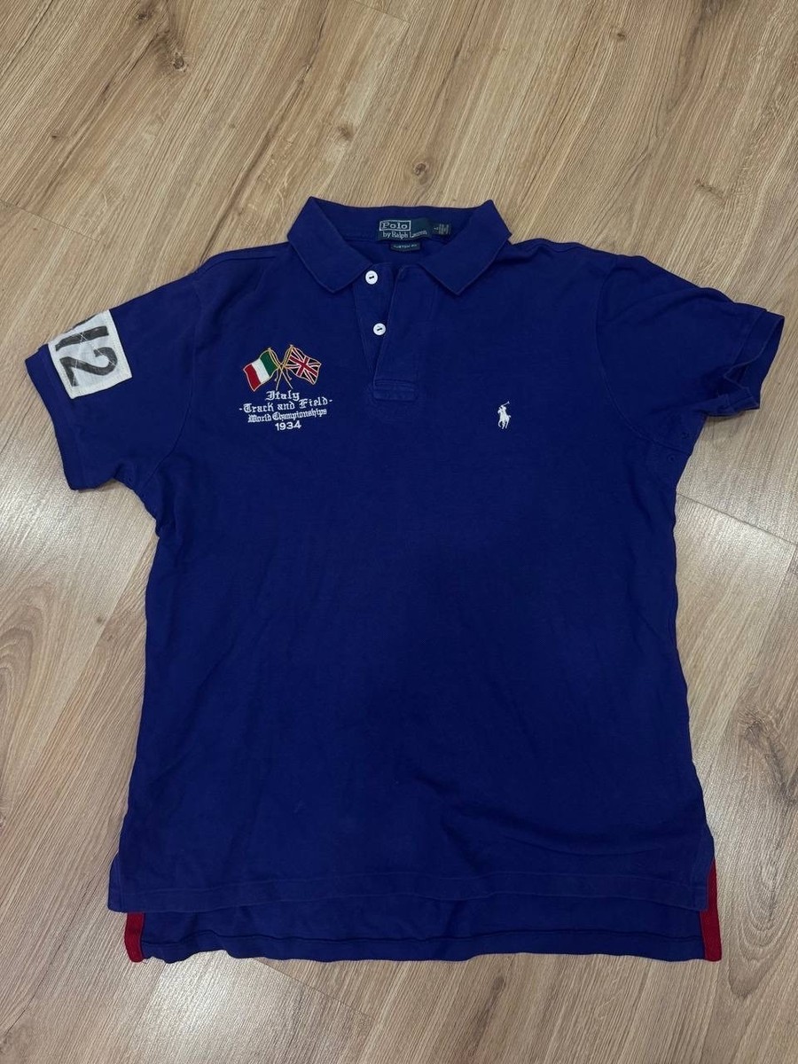 Polo Ralph Lauren ポロシャツ　swag チーフキーフ　イタリア Polo Ralph Lauren Italy Polo Shirt Mens Size L Vintage Chief Keef