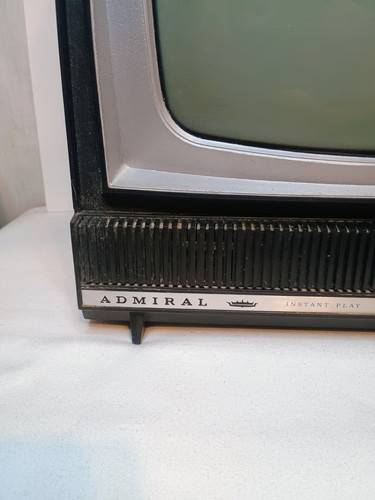 Vtg ADMIRAL Instant Play 12" Tv Model 12P47 Read Description - Picture 2 of 11