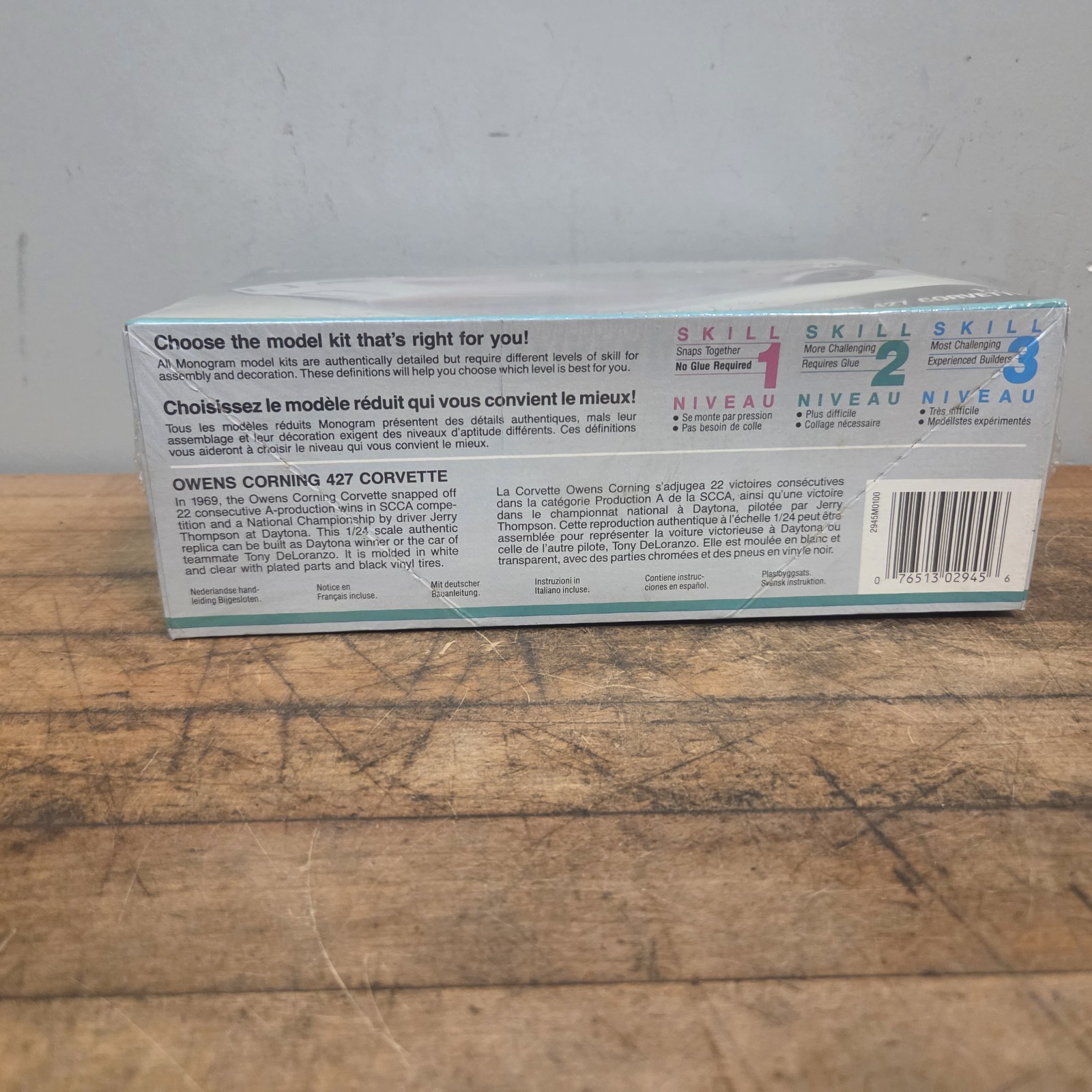 MONOGRAM OWENS CORNING 427 CORVETTE FACTORY SEALED KIT