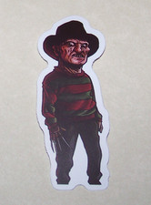 "A Nightmare on Elm St." Cut Sticker Decal Movie Horror Film Freddy Krueger