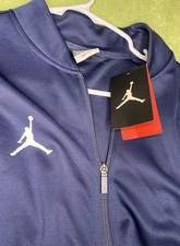 Nike Air Jordan Jumpman Flight Knit Jacket Navy Blue Anthracite L 924707-419 Dri