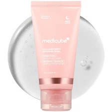 medicube Collagen Overnight Wrapping Peel Off Facial Mask Pack - Elasticity & Hy