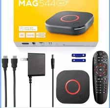 Infomir Original MAG 544 W3 4K Set Top Box Multimedia Player Internet TV New