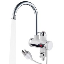 110V Instant Tankless Electric Water Heater Faucet 360° Rotating Hot
