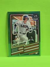 2024 Panini Stars and Stripes Jacob Lombard #99 Green Prizm
