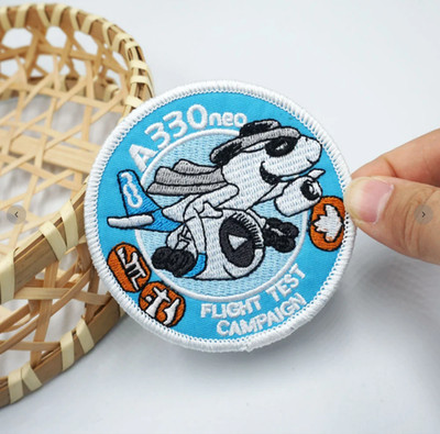 FABULOUS A330NEO FLIGHT TEST CAMPAIGN EMBROIDERED IRON-ON PATCH...