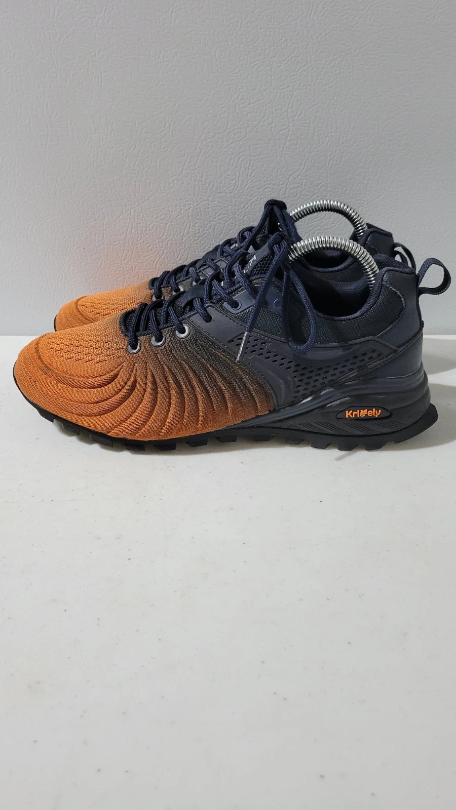 Kricely Men's Trail Running Shoes Fashion Walking Hiking Sneakers Size 7