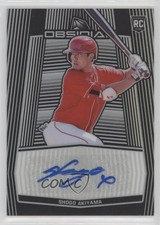 2020 Panini Chronicles Obsidian Shogo Akiyama #OA-SA Auto 0e4z
