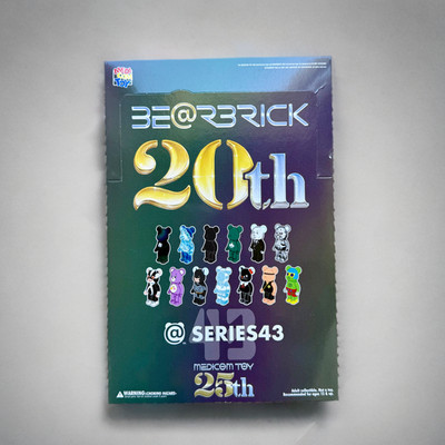 Medicom Toy Bearbrick Be@rbrick Series 43 Case (Set of 24)