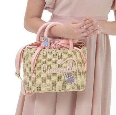 Tokyo Disney Store Cinderella 75th Suzy & Perla Basket Bag 2WAY 18×28×10cm