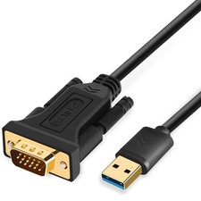 5FT USB 3.0 to VGA Male Adapter Cable 1080P Monitor Video Converter Cord