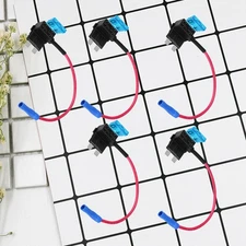  5 PCS Automotive Fuse Holder for Power Adapter Car Fuses Standard