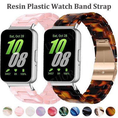 For Samsung Galaxy Fit 3 Luxury Resin Strap Replacement Wristband Watch Bracelet