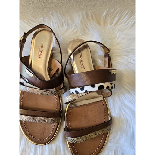 les tropeziennes Par M Belarbi Wonem's Open Toe Sandals Slippers Size EUR38US7.5