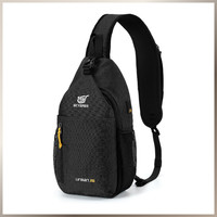 Schultertasche Sling Bag Wasserfest Klein FüR Wandern Outdoor Sports Reise