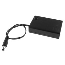 AA Battery Holder 3x1.5V 4.5V AA Battery Case Box with DC 5.5x2.1mm Male Conn...