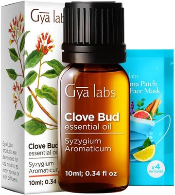 Gya Labs Clove Essential Oil - 0.34 Fl Oz - for (Pack of 1), Amber 