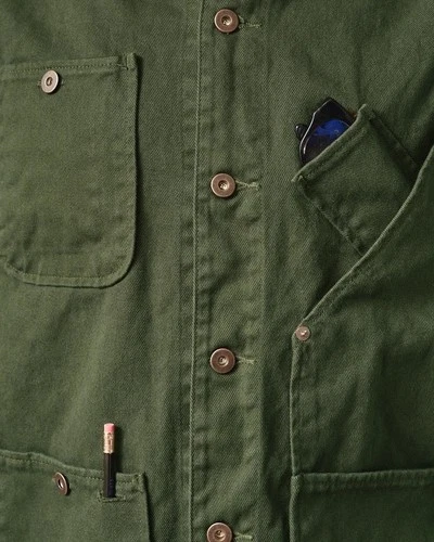Tellason Coverall Jacket - Garment Dyed Green Medium Made in USA BNWT $225 image 2