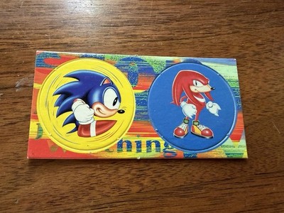 Sonic The Hedgehog / Knuckles / SEGA Channel Pogs 1995
