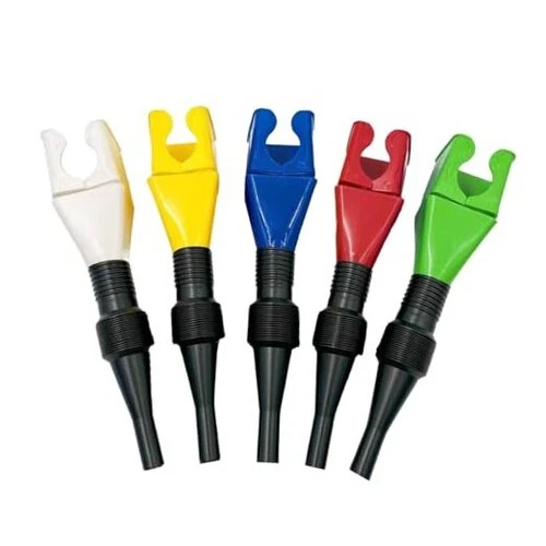 Flexible Car Fuel Funnel, Retractable Plastic Automotive Oil Exchange 5PCS