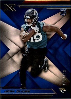 2019 Panini XR Blue #142 Josh Oliver /199 - FB